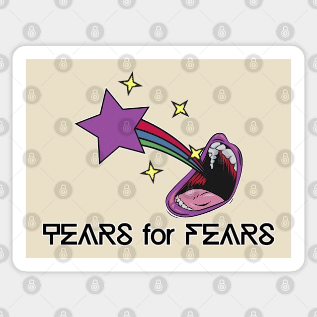 Tears For Fears - A Tribute Fan Artwork Sticker by Farewell~To~Us